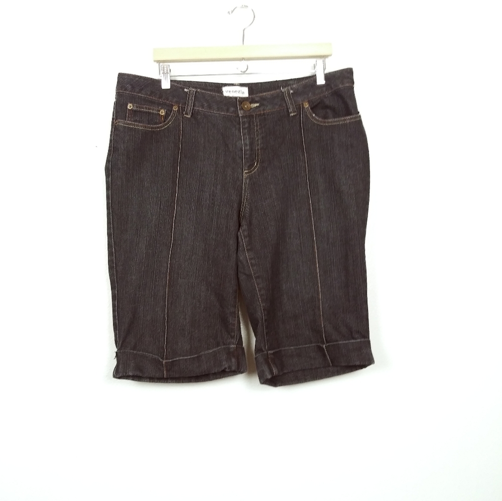 Lane Bryant Dark Jean Shorts